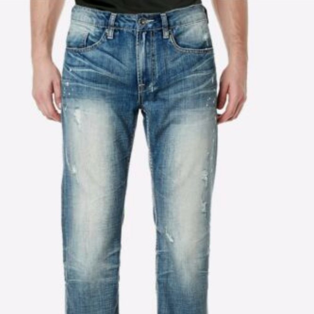 BUFFALO SIX, Distressed Blue (BM18967) _ 32L *NWT*
